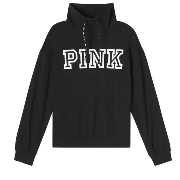PINK Victoria's Secret Tops - Victoria’s Secret Everyday CowlNeck Hoodie Size XS